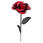 Ръчно изработена метална роза от ковано желязо - уникален подарък за годишнина