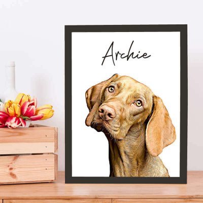 Комикс портрет на домашен любимец